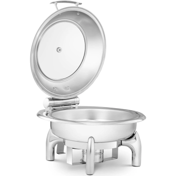  Podgrzewacz do potraw okrągły na pastę z pokrywą z okienkiem śr. 39 cm 5.5 l - zdj. dodatkowe 1