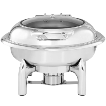  Podgrzewacz do potraw okrągły na pastę z pokrywą z okienkiem śr. 39 cm 5.5 l - zdj. dodatkowe 5