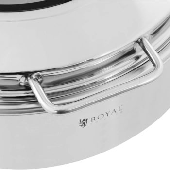  Podgrzewacz do potraw na pastę okrągły z pokrywą z okienkiem śr. 39 cm 5.8 l - zdj. dodatkowe 2