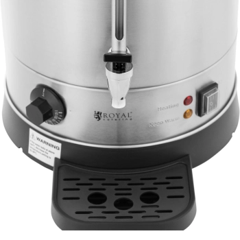  Warnik podgrzewacz do wody z podwójnymi ściankami i ociekaczem 19.7 L 2500 W srebrny - zdj. dodatkowe 2