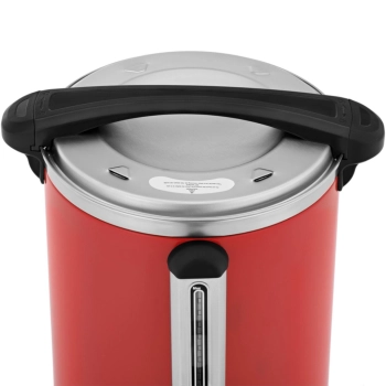  Warnik podgrzewacz do wody z podwójnymi ściankami i ociekaczem 13.5 L 2500 W czerwony - zdj. dodatkowe 3