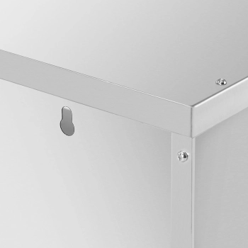  Szafa ścienna gastronomiczna z drzwiami przesuwanymi STAL 140 kg 90 x 40 x 50 cm - zdj. dodatkowe 3