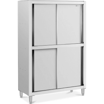  Szafa gastronomiczna magazynowa ze stali nierdzewnej drzwi suwane 120 kg 120 x 50 x 180 cm - zdj. dodatkowe 1