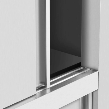  Szafa gastronomiczna magazynowa ze stali nierdzewnej drzwi suwane 120 kg 120 x 50 x 180 cm - zdj. dodatkowe 3