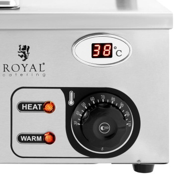  Bemar podgrzewacz do potraw bufet grzewczy z osłoną 5 x GN 1/2 2000 W - zdj. dodatkowe 2