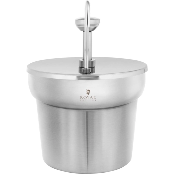  Dyspenser dozownik do sosów ketchupu z pompką stalowy 6.6 l - zdj. dodatkowe 5