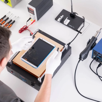  Podgrzewacz separator serwisowy do naprawy wyświetlaczy smartfonów tabletów LCD do 12 cali - zdj. dodatkowe 4