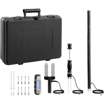  Wilgotnościomierz miernik wilgotności do materiałów budowlanych LCD 1-75% ZESTAW - zdj. dodatkowe 1