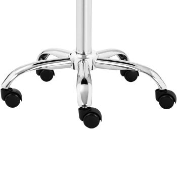  Krzesło kosmetyczne siodłowe na kółkach Hamburg do 150 kg białe - zdj. dodatkowe 2