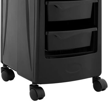  Wózek pomocnik fryzjerski z uchwytem na suszarkę 5 szuflad półka 485 x 380 mm - zdj. dodatkowe 2