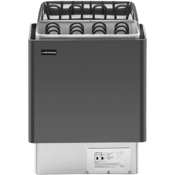  Piec do sauny elektryczny 5-9 m3 do 110C 400 V 6 kW czarno-srebrny - zdj. dodatkowe 5