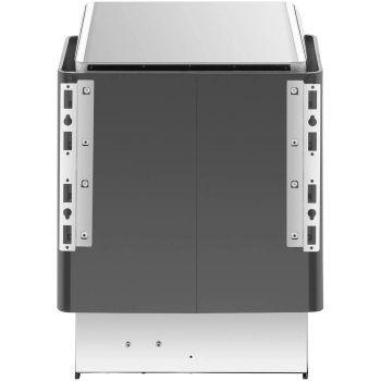  Piec do sauny elektryczny 8-12 m3 do 110C 400 V 8 kW czarno-srebrny - zdj. dodatkowe 6