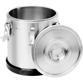  Termos pojemnik termiczny gastronomiczny do transportu żywności STAL 15 l - zdj. dodatkowe 4