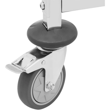  Wózek kelnerski cateringowy z półką do transportu 7 tac 60 x 60 cm z półką - zdj. dodatkowe 2