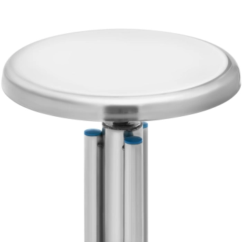  Taboret stołek laboratoryjny warsztatowy ze stali nierdzewnej 45-60 cm do 150 kg - zdj. dodatkowe 3