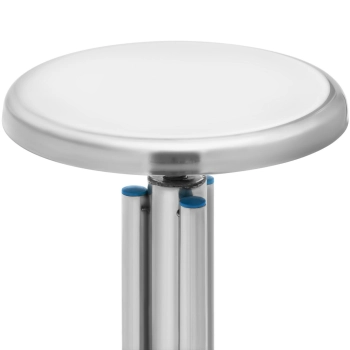  Taboret stołek laboratoryjny warsztatowy ze stali nierdzewnej 45-60 cm do 100 kg - zdj. dodatkowe 3
