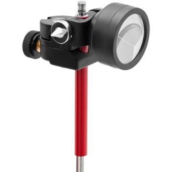  Mini pryzmat lustro dalmiercze geodezyjne z tyczką srebrna powłoka śr. 3,5 cm 1,26 m - zdj. dodatkowe 2