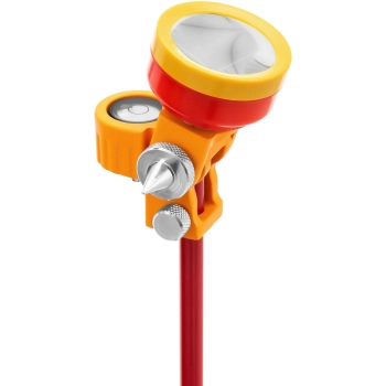  Mini pryzmat lustro dalmiercze geodezyjne z tyczką i podstawą srebrna powłoka śr. 3,6 cm 1,26 m - zdj. dodatkowe 2