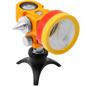  Mini pryzmat lustro dalmiercze geodezyjne z tyczką i podstawą srebrna powłoka śr. 3,6 cm 1,26 m - zdj. dodatkowe 3