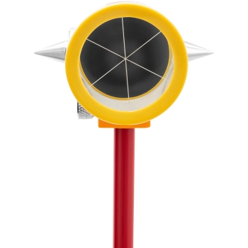  Mini pryzmat lustro dalmiercze geodezyjne z tyczką i podstawą srebrna powłoka śr. 3,6 cm 1,26 m - zdj. dodatkowe 4