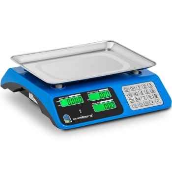  Waga sklepowa kontrolna LCD 34 x 24 cm 40 kg / 2 g niebieska - zdj. dodatkowe 1