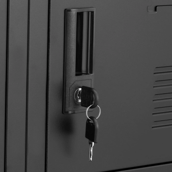  Szafa skrytkowa depozytowa metalowa socjalna zamykana na klucz - 18 skrytek - zdj. dodatkowe 2