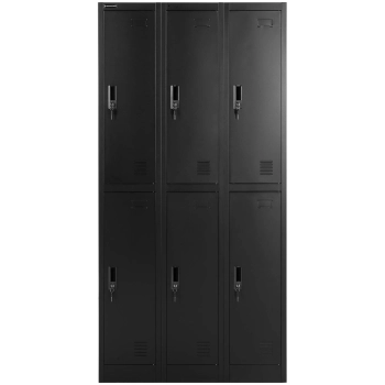  Szafa skrytkowa metalowa socjalna zamykana na klucz - 6 skrytek - zdj. dodatkowe 5