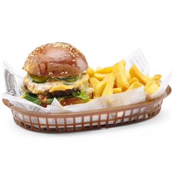  Koszyk do pieczywa owalny brązowy 6 szt. - Hendi 426296 - zdj. dodatkowe 2