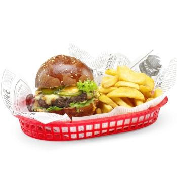  Koszyk do pieczywa owalny czerwony 6 szt. - Hendi 426319 - zdj. dodatkowe 2