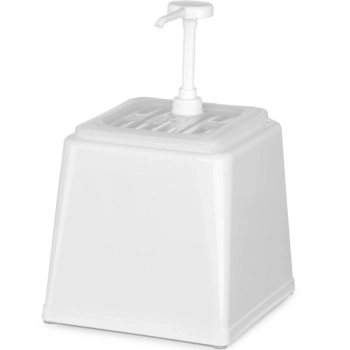  Dyspenser dozownik do sosów majonezu z pompką 2.5 l biały - Hendi 203545 - zdj. dodatkowe 2