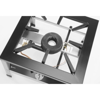  Taboret gazowy grzewczy do gazu ziemnego i z butli XL 10.8 kW Kitchen Line - Hendi 147276 - zdj. dodatkowe 2