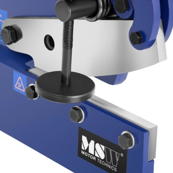  Nożyce gilotynowe gilotyna do blachy i prętów ręczna 6 mm szer. 170 mm - zdj. dodatkowe 3