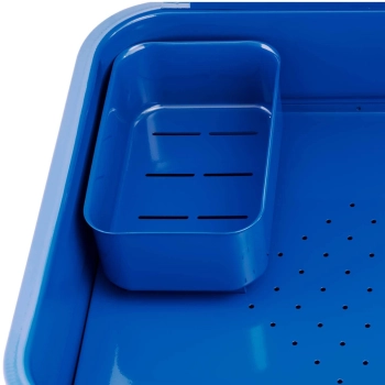  Myjka warsztatowa do narzędzi części samochodowych z pędzlem 75 l 12 l/min - zdj. dodatkowe 2