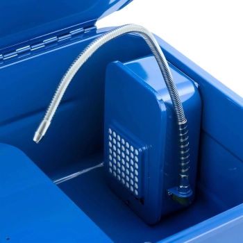  Myjka warsztatowa do narzędzi części samochodowych z pędzlem 75 l 12 l/min - zdj. dodatkowe 3