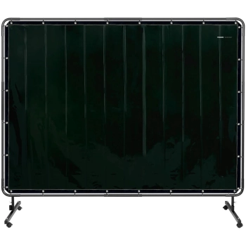  Ekran kurtyna spawalnicza ochronna z ramą na kółkach 240 x 180 cm - czarna - zdj. dodatkowe 3