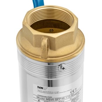  Pompa głębinowa do studni głębinowej STAL 1500 W 10800 l/h do 54 m - zdj. dodatkowe 2