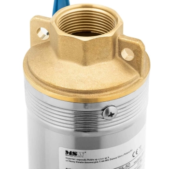  Pompa głębinowa do studni głębinowej STAL 1000 W 4000 l/h do 91 m - zdj. dodatkowe 2