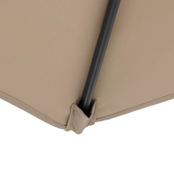  Parasol ogrodowy na wysięgniku kwadratowy 250 x 250 cm szarobrązowy - zdj. dodatkowe 2