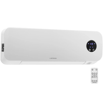  Grzejnik elektryczny ceramiczny ścienny kurtyna powietrzna z pilotem 1000/2000W - zdj. dodatkowe 1