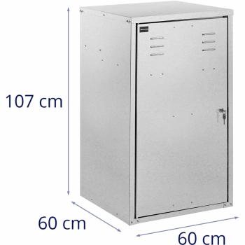  Szafka na siodło sprzęt jeździecki ze stali ocynkowanej 60 x 60 x 107 cm - zdj. dodatkowe 7