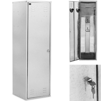 Szafka na siodło sprzęt jeździecki ze stali ocynkowanej 60 x 60 x 200 cm