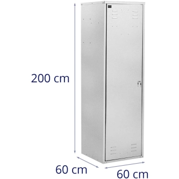  Szafka na siodło sprzęt jeździecki ze stali ocynkowanej 60 x 60 x 200 cm - zdj. dodatkowe 7