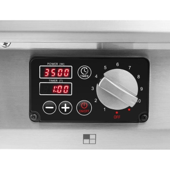  Kuchnia indukcyjna 4 palnikowa nablatowa timer 400 V 4 x 3500 W - zdj. dodatkowe 2