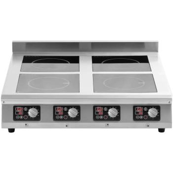  Kuchnia indukcyjna 4 palnikowa nablatowa timer 400 V 4 x 3500 W - zdj. dodatkowe 4