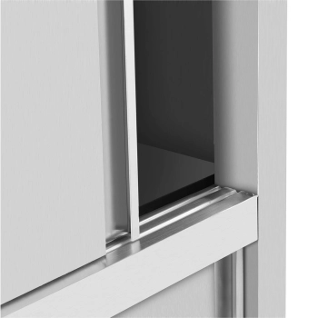  Szafa gastronomiczna magazynowa ze stali nierdzewnej drzwi suwane 120 kg 80 x 50 x 180 cm - zdj. dodatkowe 3