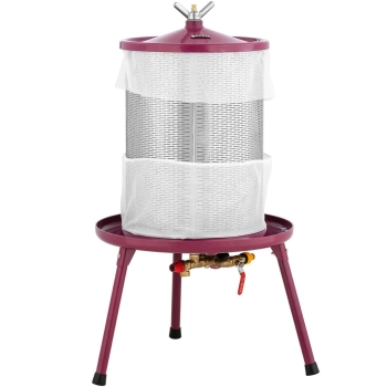  Hydroprasa wyciskarka prasa wodna do owoców wina soku 40 l + 5 worków - zdj. dodatkowe 5