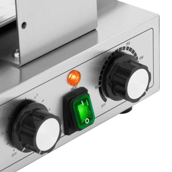  Gofrownica bąbelkowa podwójna do gofrów bubble waffle TEFLON 2 x 1400 W - zdj. dodatkowe 2