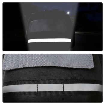  Torba rowerowa na bagażnik z paskiem na ramię 13l czarna - zdj. dodatkowe 3