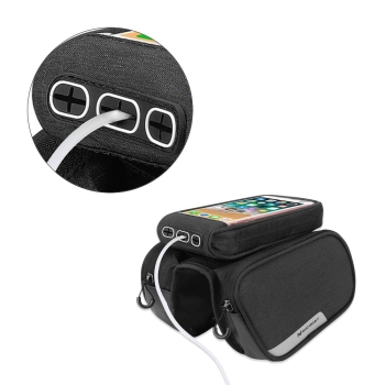  Torba rowerowa na ramę + odczepiany pokrowiec na telefon do 6.5