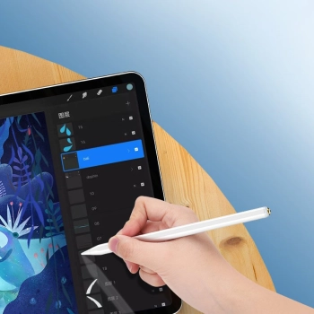  Rysik pen pojemnościowy stylus do iPad aktywny biały - zdj. dodatkowe 1